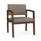Lesro Lenox Wood Wide Guest Chair Wood Frame, Walnut, MD Farro Upholstery LW1201 - alternate 1